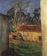 Paul Cezanne Farm Courtyard in Auvers USA oil painting artist